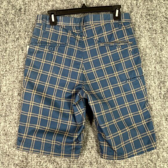 Volcom Shorts Mens 29 Blue‎ Plaid Frickin Chino Skater Streetwear Surfer Beach - Picture 2 of 8